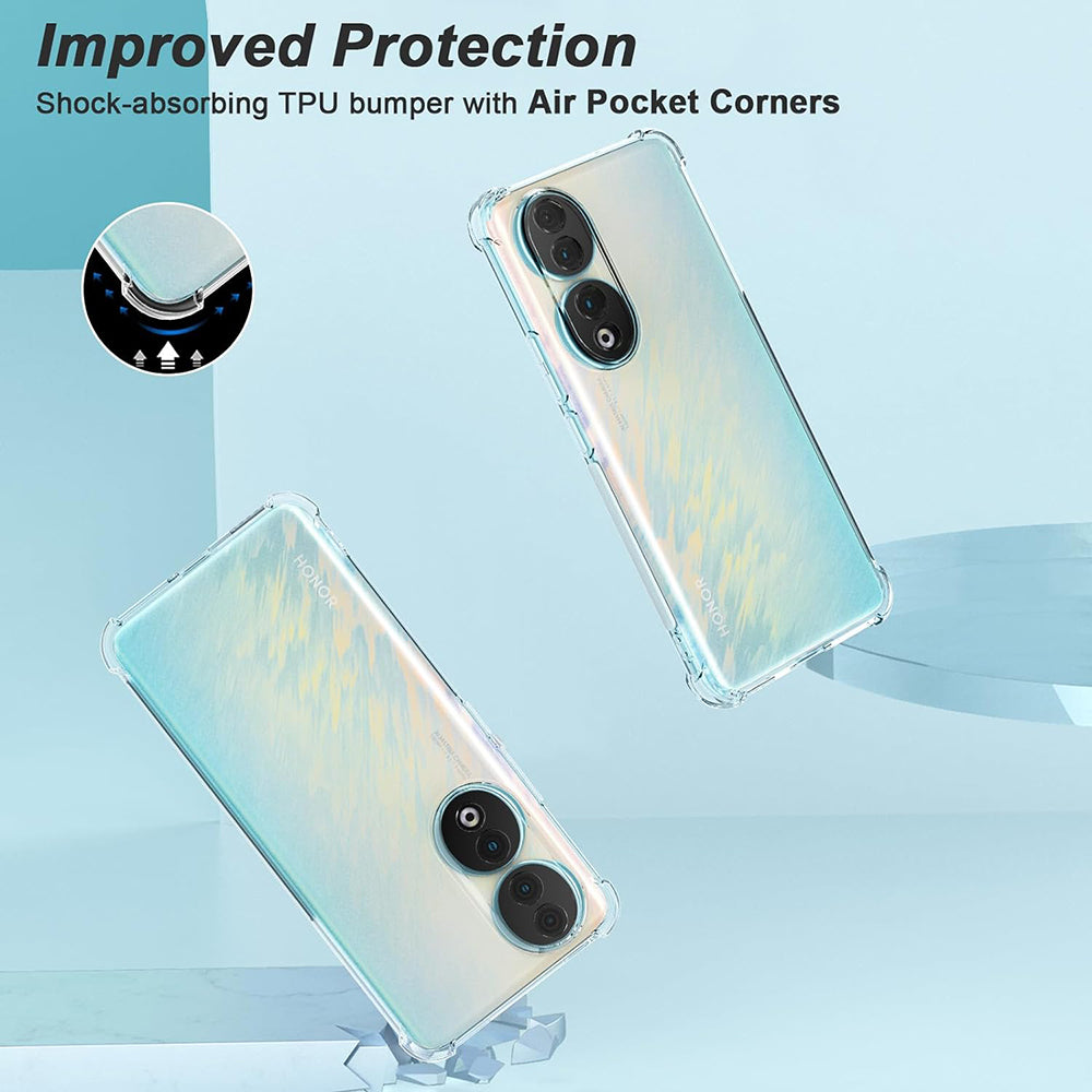 Futrola za Honor 90 Pro, Techsuit, Shockproof Clear, Providna