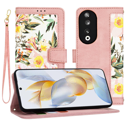 Futrola za Honor 90, Techsuit, FlipCraft, Roze