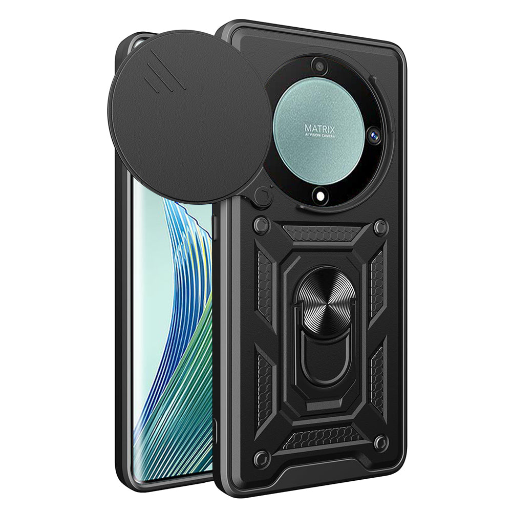 Futrola za Honor Magic5 Lite, Techsuit, CamShield, Crna