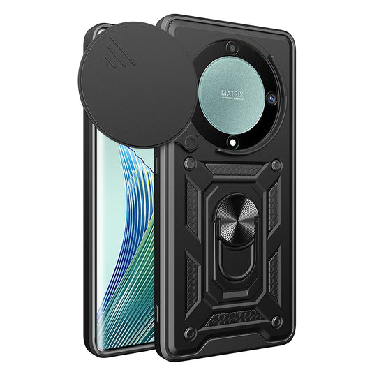 Futrola za Honor Magic5 Lite, Techsuit, CamShield, Crna