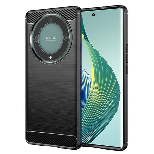 Futrola za Honor Magic5 Lite, Techsuit, Karbon, Crna