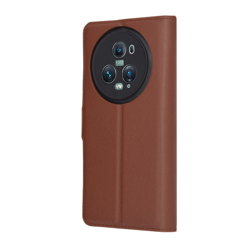 Futrola za Honor Magic5 Pro, Techsuit, Leather Folio, Braon