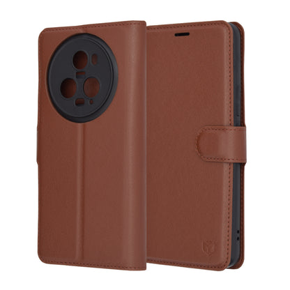 Futrola za Honor Magic5 Pro, Techsuit, Leather Folio, Braon
