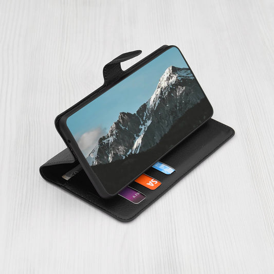 Futrola za Honor Magic5 Pro, Techsuit, Leather Folio, Crna