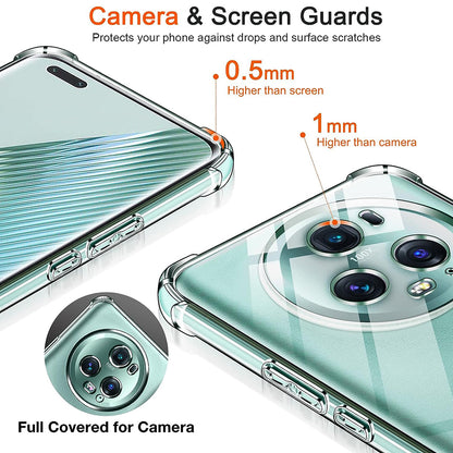 Futrola za Honor Magic5 Pro, Techsuit, Shockproof Clear, Providna