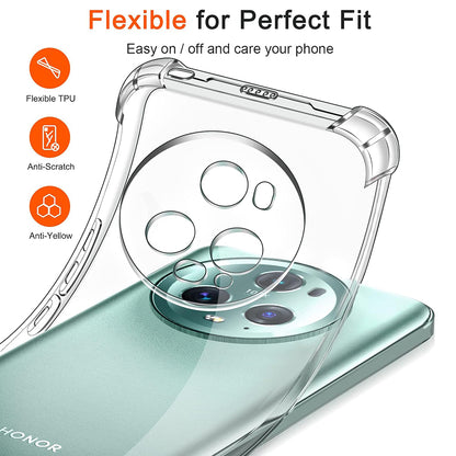 Futrola za Honor Magic5 Pro, Techsuit, Shockproof Clear, Providna