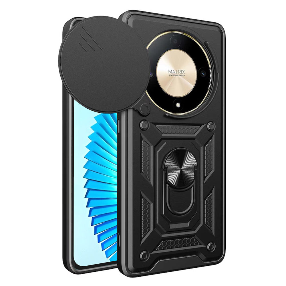 Futrola za Honor Magic6 Lite, Techsuit, CamShield, Crna