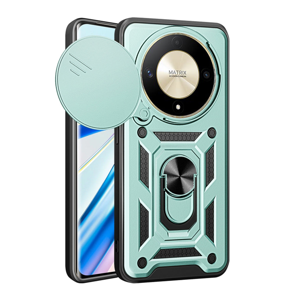 Futrola za Honor Magic6 Lite, Techsuit, CamShield, Zelena
