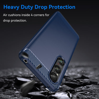 Futrola za Honor Magic6 Lite, Techsuit, Karbon, Plava