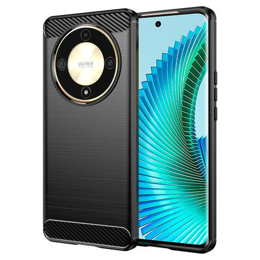 Futrola za Honor Magic6 Lite, Techsuit, Karbon, Crna