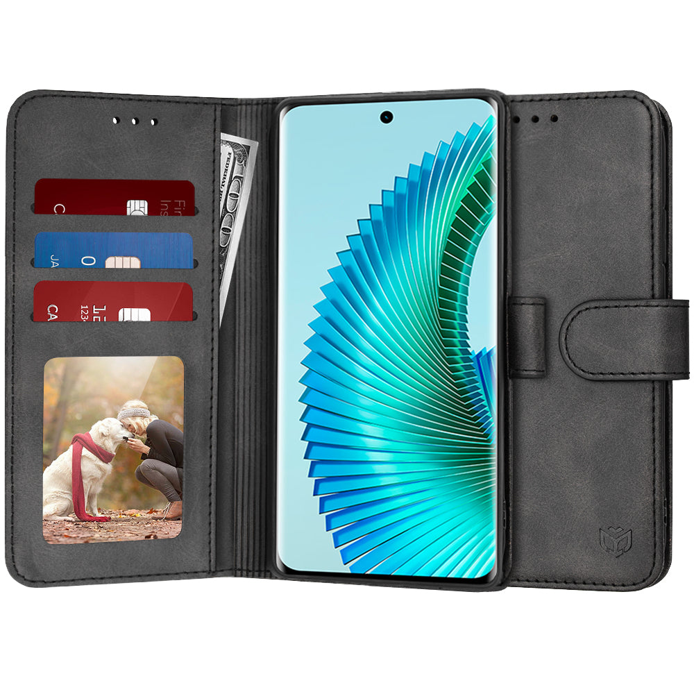 Futrola za Honor Magic6 Lite, Techsuit, Diary Book, Crna