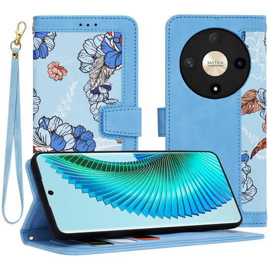 Futrola za Honor Magic6 Lite, Techsuit, FlipCraft, Plava