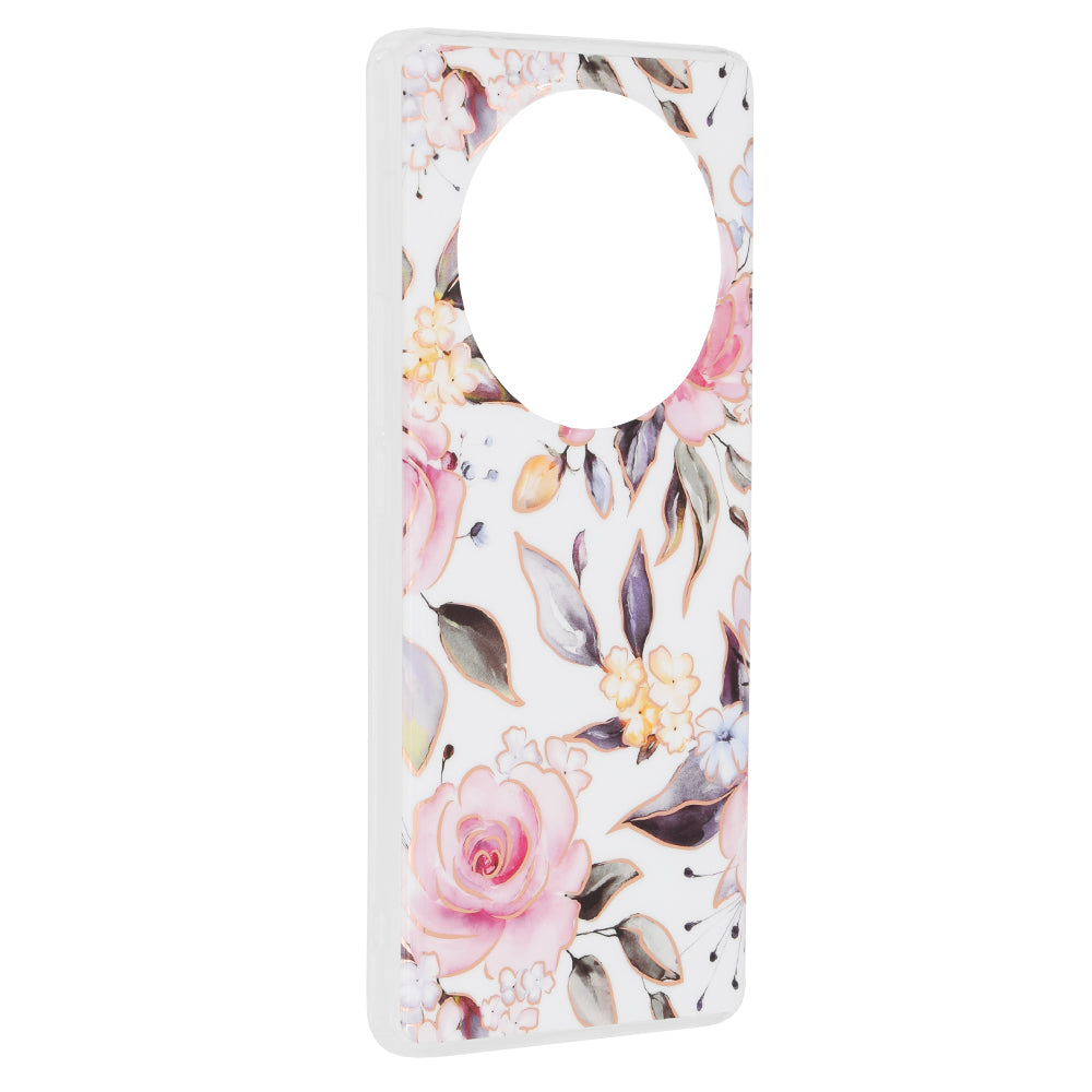 Futrola za Honor Magic6 Lite, Techsuit, Marble, Bela