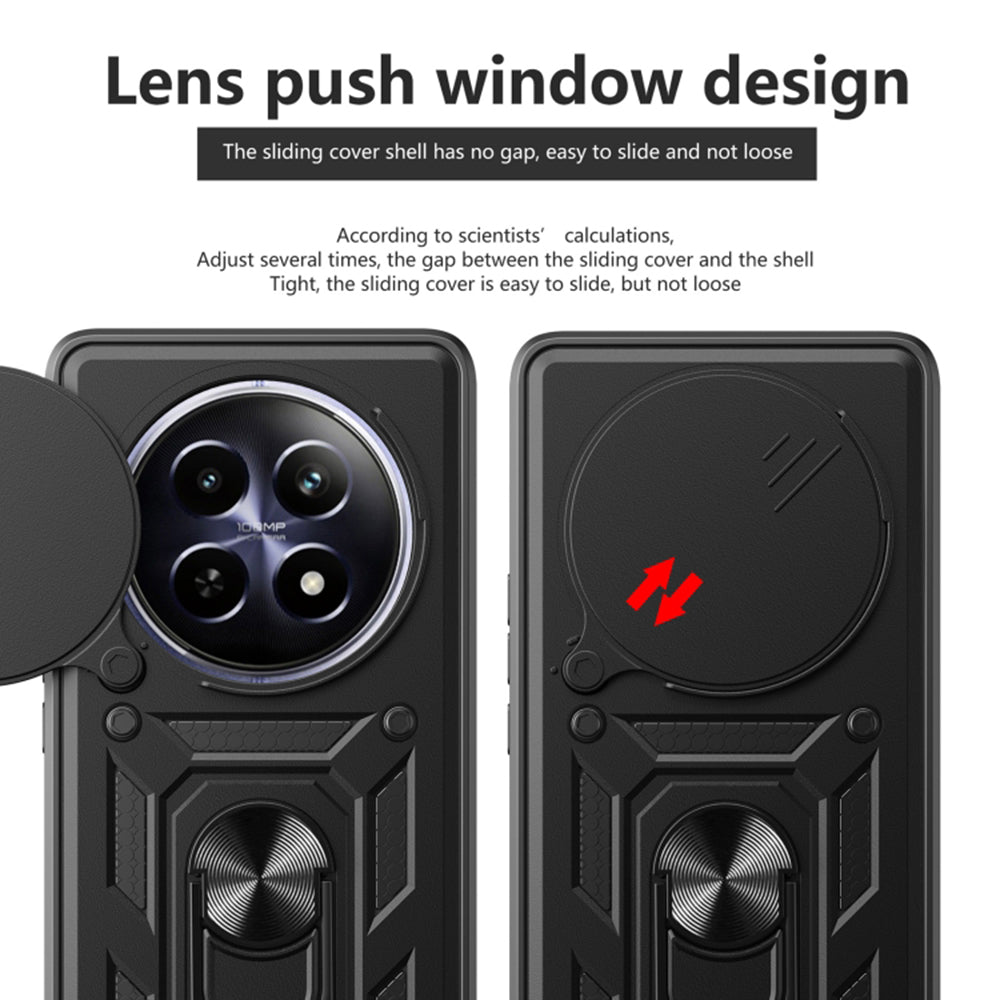 Futrola za Honor Magic6 Pro, Techsuit, CamShield, Crna