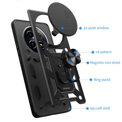 Futrola za Honor Magic6 Pro, Techsuit, CamShield, Crna