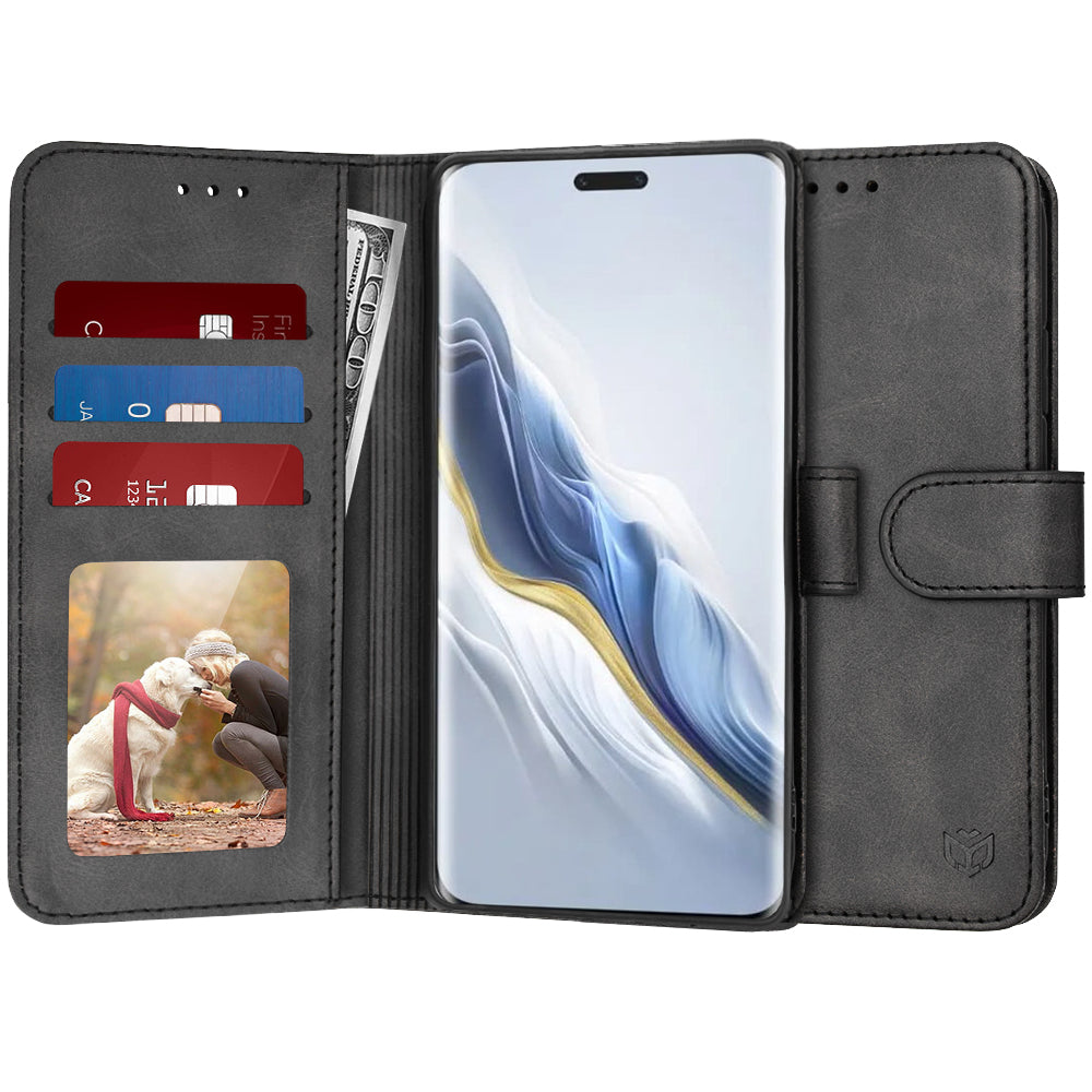 Futrola za Honor Magic6 Pro, Techsuit, Diary Book, Crna