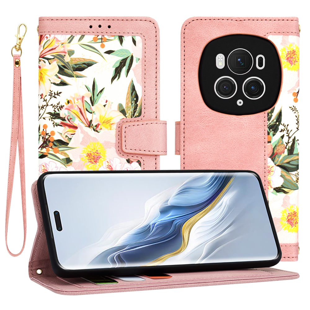 Futrola za Honor Magic6 Pro, Techsuit, FlipCraft, Roze