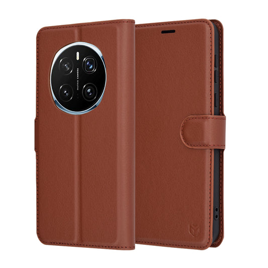Futrola za Honor Magic7 Pro, Techsuit, Leather Folio, Braon