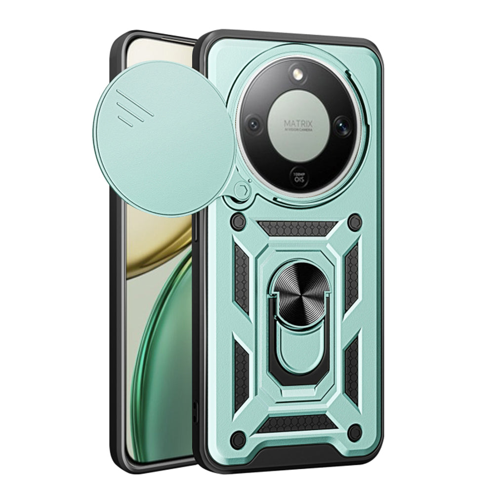 Futrola za Honor Magic8 Lite, Techsuit, CamShield, Zelena