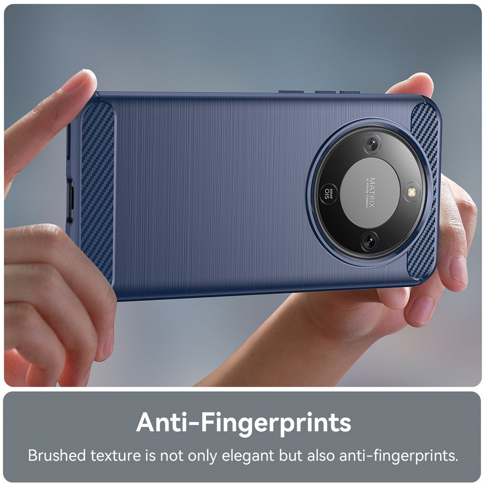 Futrola za Honor Magic8 Lite, Techsuit, Karbon, Plava