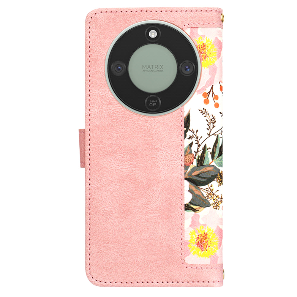 Futrola za Honor Magic8 Lite, Techsuit, FlipCraft, Roze