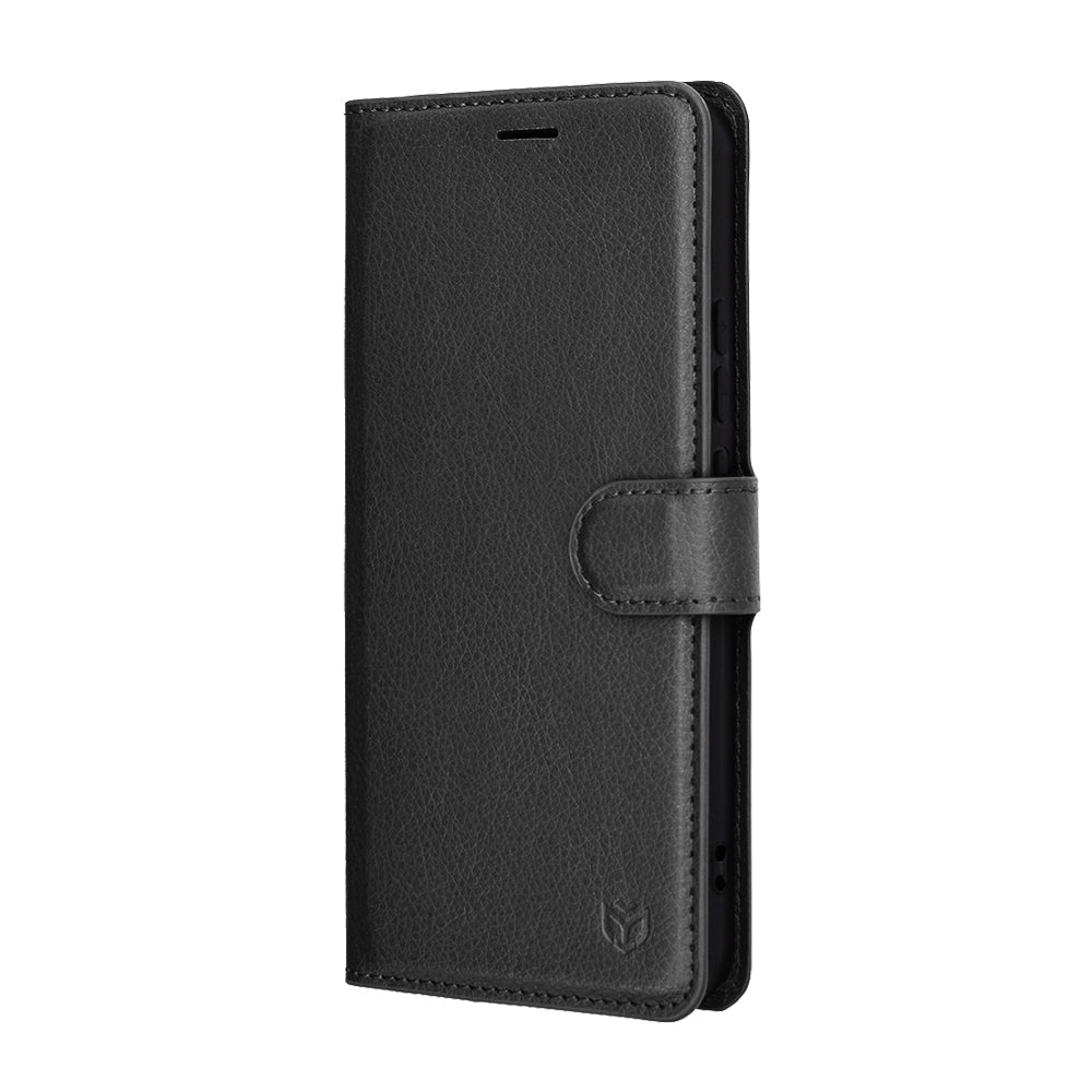 Futrola za Honor Magic8 Lite, Techsuit, Leather Folio, Crna