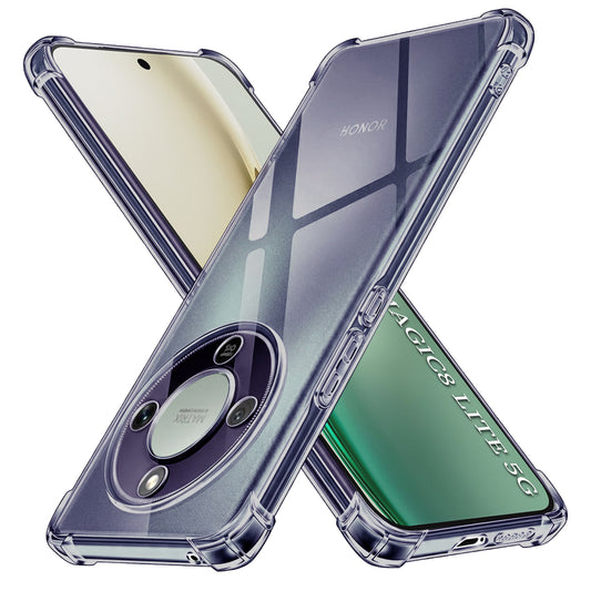 Futrola za Honor Magic8 Lite, Techsuit, Shockproof Clear, Crna