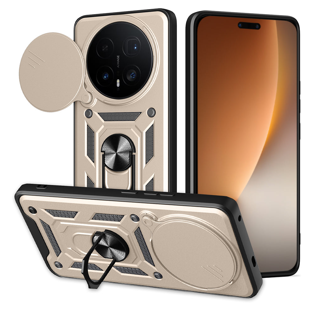 Futrola za Honor Magic8 Pro, Techsuit, CamShield, Zlatna