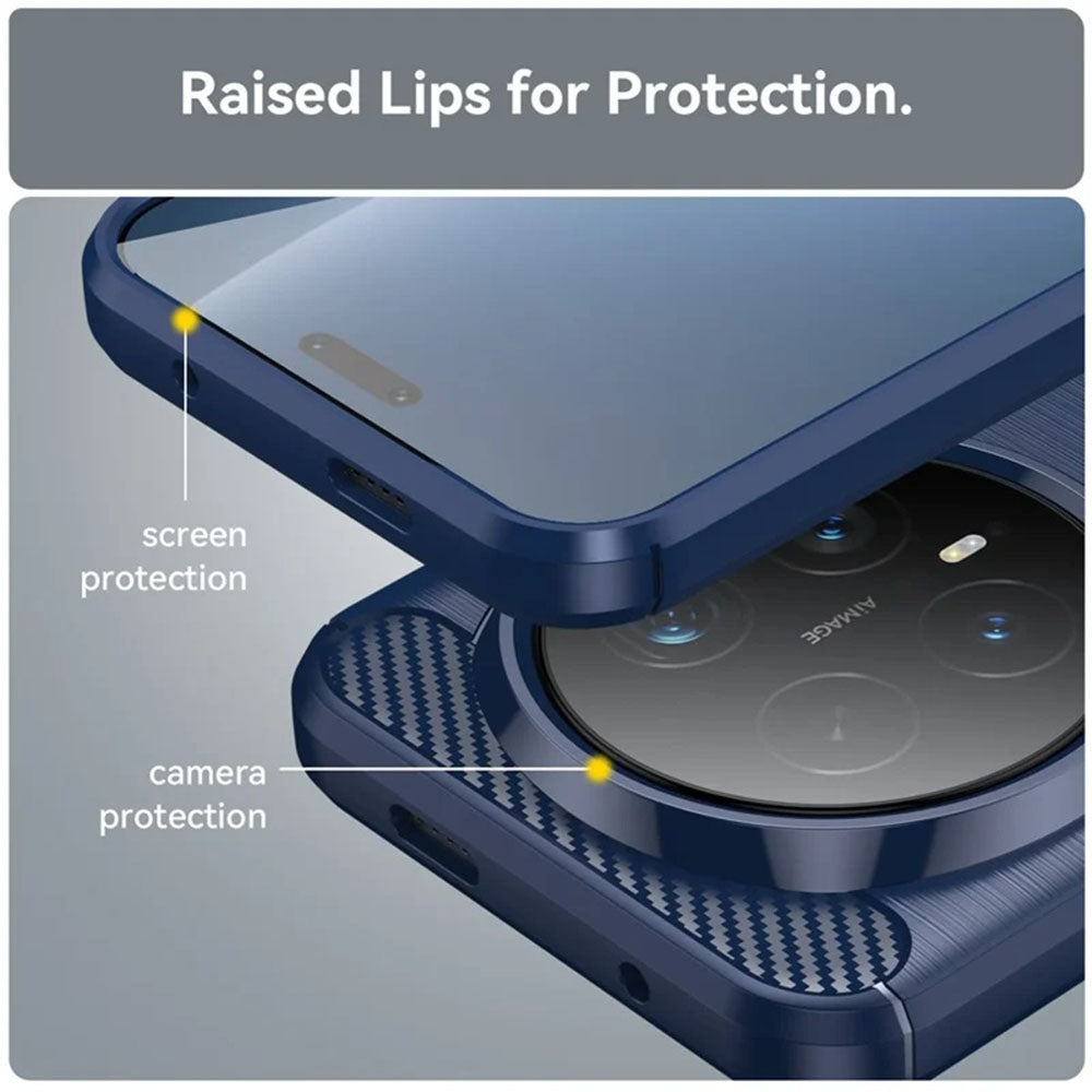 Futrola za Honor Magic8 Pro, Techsuit, Karbon, Plava