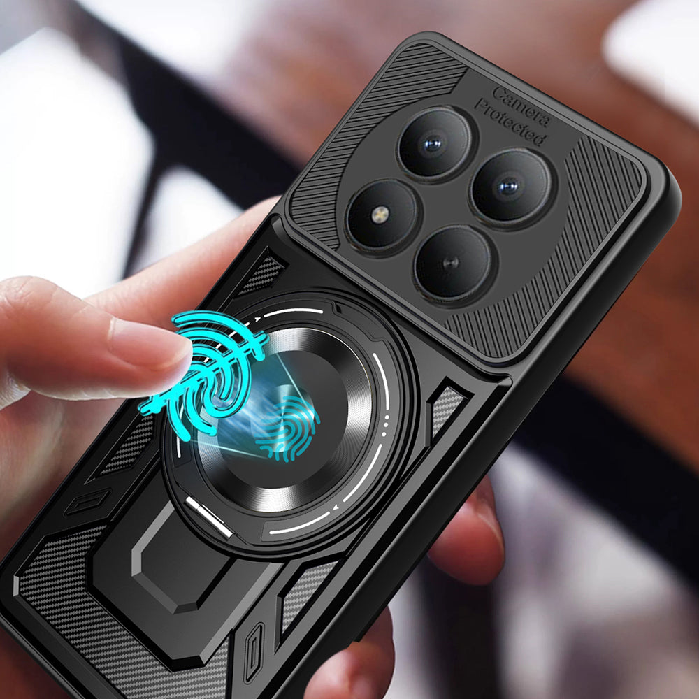 Futrola za Honor Magic8 Pro, Techsuit, RuggedCam, Ljubičasta