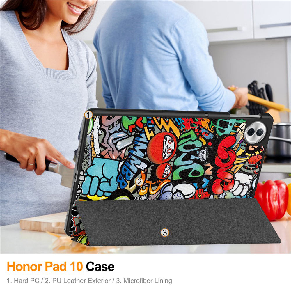 Futrola za Honor Pad 10, Techsuit, FoldPro Urban Vibe, Multicolor
