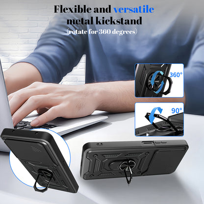 Futrola za Honor X5c Plus, Techsuit, CamShield, Zlatno Roza