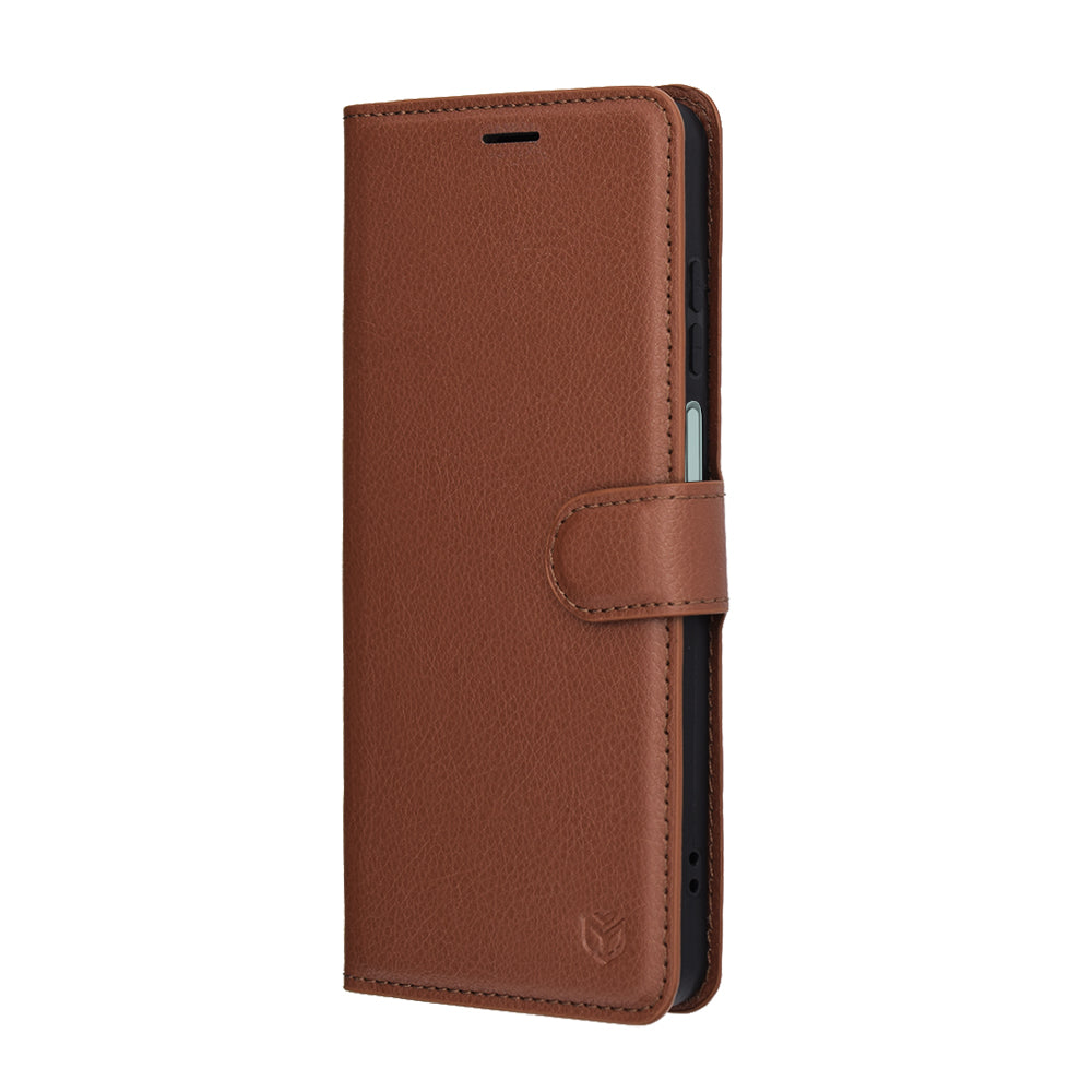 Futrola za Honor X5c Plus, Techsuit, Leather Folio, Braon
