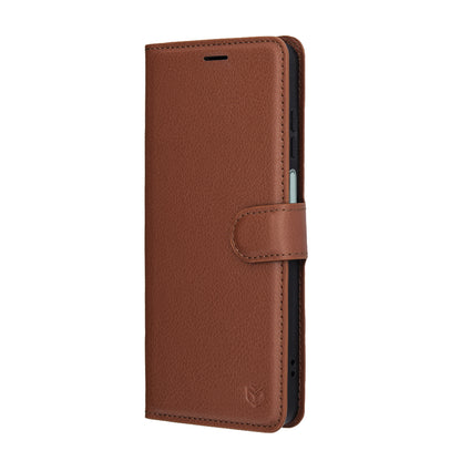 Futrola za Honor X5c Plus, Techsuit, Leather Folio, Braon