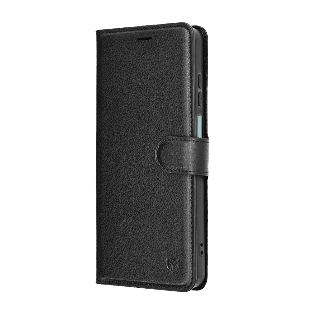 Futrola za Honor X5c Plus, Techsuit, Leather Folio, Crna