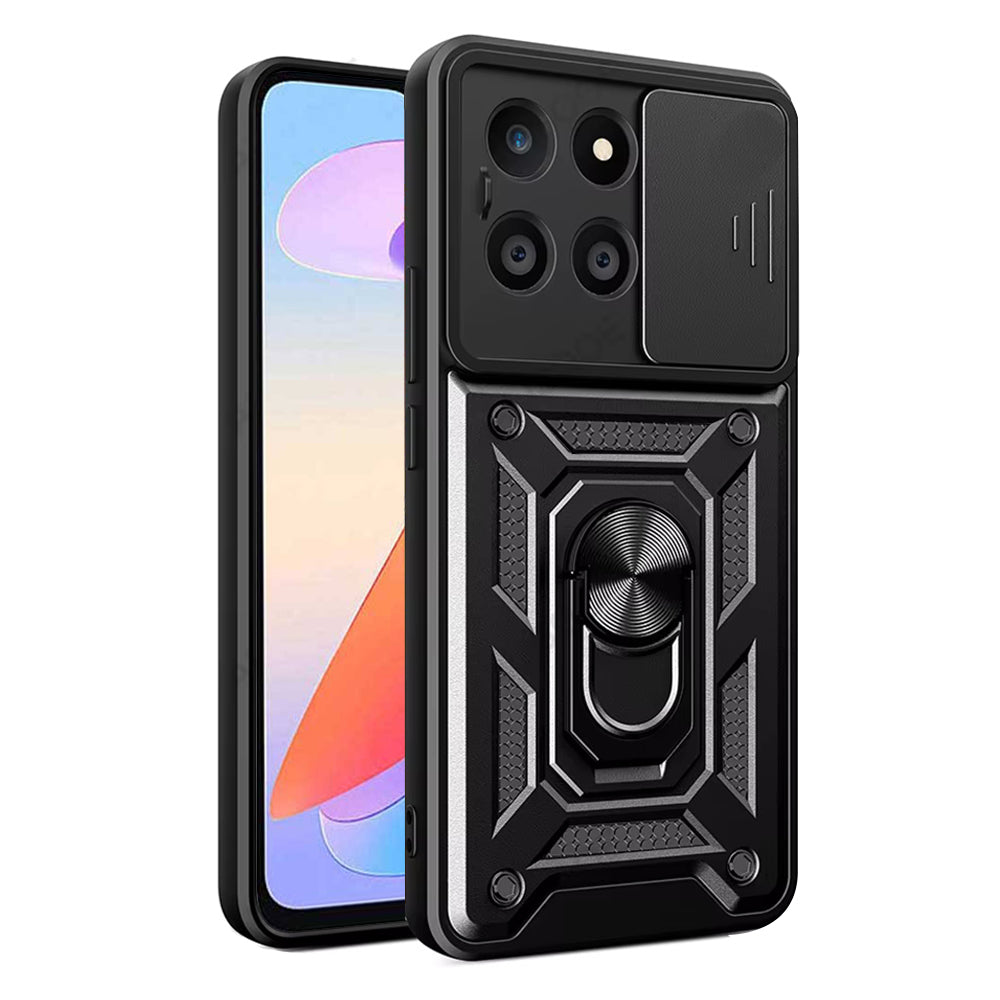 Futrola za Honor X6a, Techsuit, CamShield, Crna