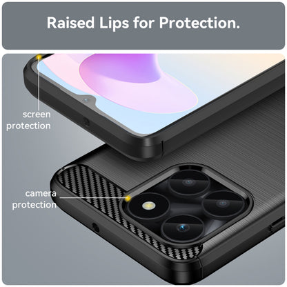 Futrola za Honor X6a, Techsuit, Karbon, Crna