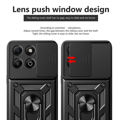 Futrola za Honor X6b, Techsuit, CamShield, Crna