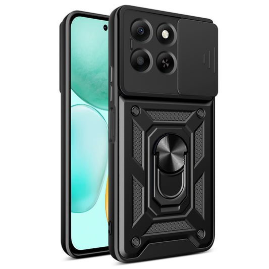 Futrola za Honor X6c, Techsuit, CamShield, Crna