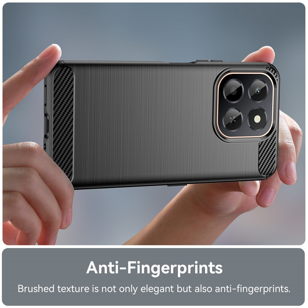 Futrola za Honor X6c, Techsuit, Karbon, Crna