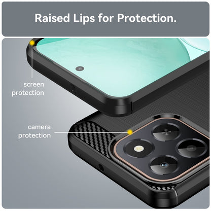 Futrola za Honor X6c, Techsuit, Karbon, Crna