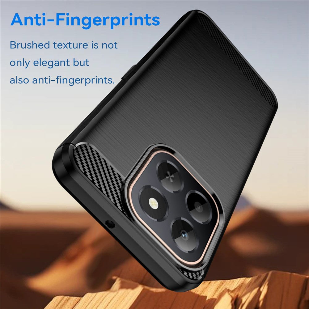 Futrola za Honor X6c, Techsuit, Karbon, Crna