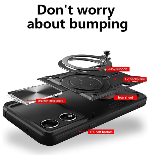 Futrola za Honor X7b 5G / 90 Smart / X7b 4G, Techsuit, CamGuard Pro, Crna