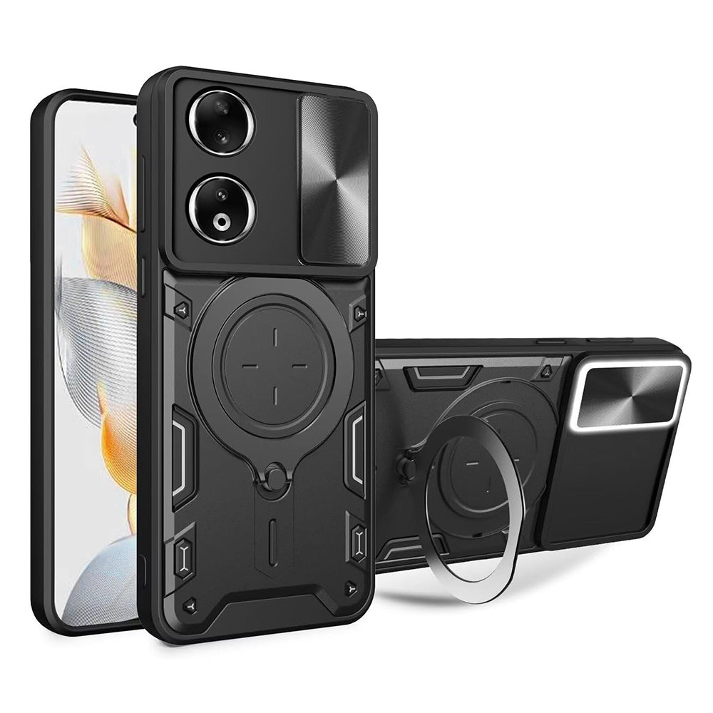 Futrola za Honor X7b 5G / 90 Smart / X7b 4G, Techsuit, CamGuard Pro, Crna