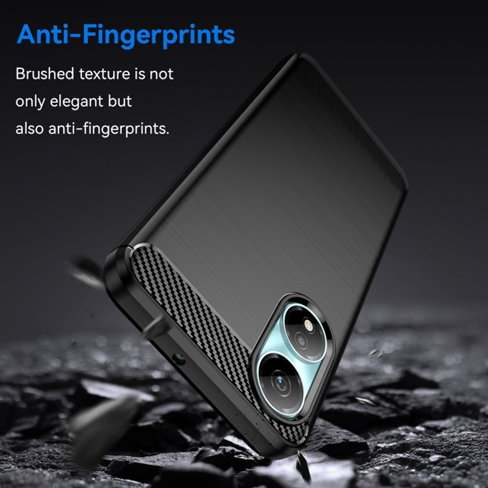 Futrola za Honor X7b 5G / 90 Smart / X7b 4G, Techsuit, Karbon, Crna