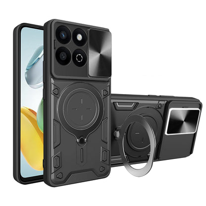 Futrola za Honor X7c / 200 Smart, Techsuit, CamGuard Pro, Crna