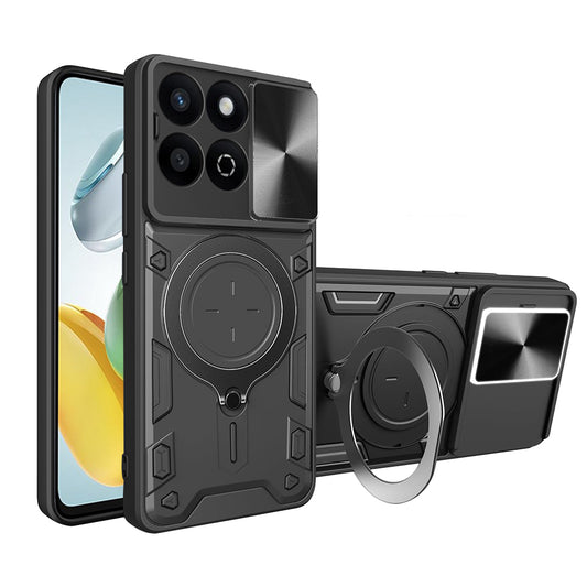 Futrola za Honor X7c / 200 Smart, Techsuit, CamGuard Pro, Crna