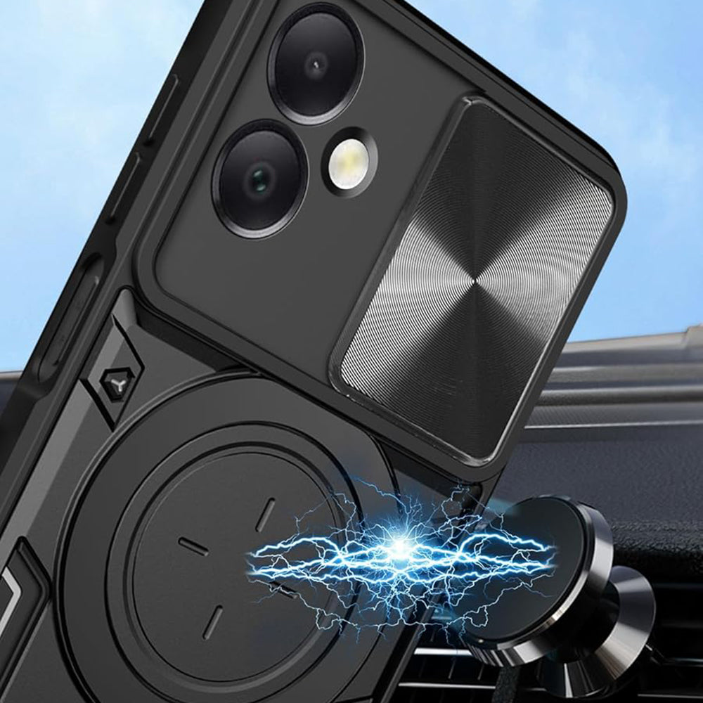 Futrola za Honor X7c / 200 Smart, Techsuit, CamGuard Pro, Crna