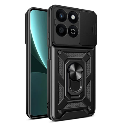 Futrola za Honor X7c / 200 Smart, Techsuit, CamShield, Crna