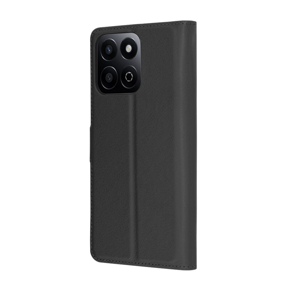 Futrola za Honor X7c / 200 Smart, Techsuit, Leather Folio, Crna